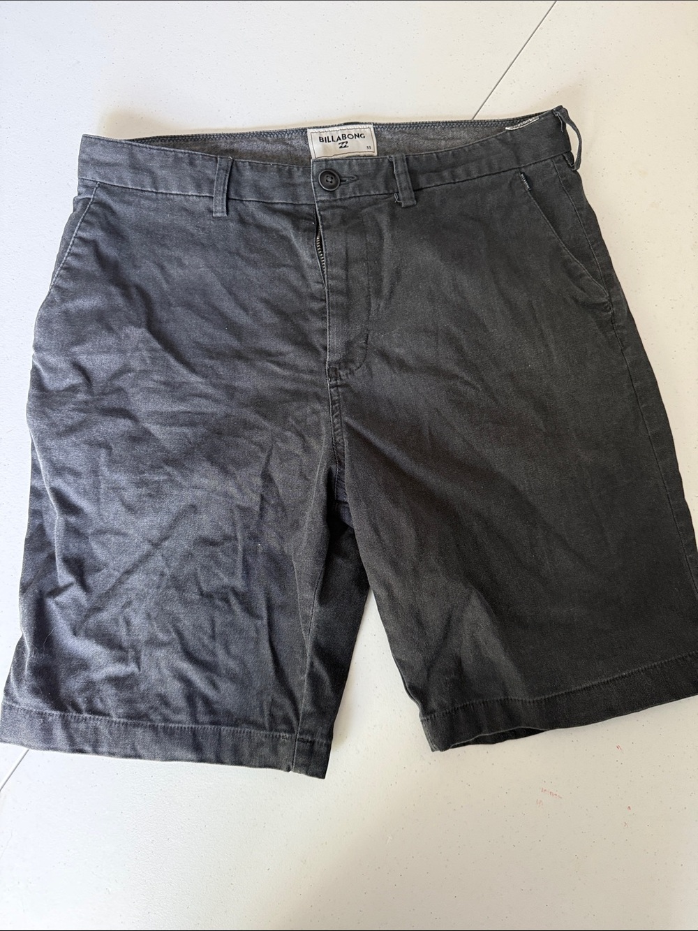 Billabong Men's Black Casual Chino Shorts #D3